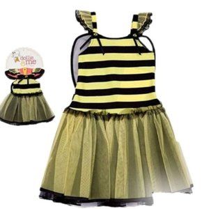 Dollie‎ & Me Bumble Bee Dress Up costume 4 NWT